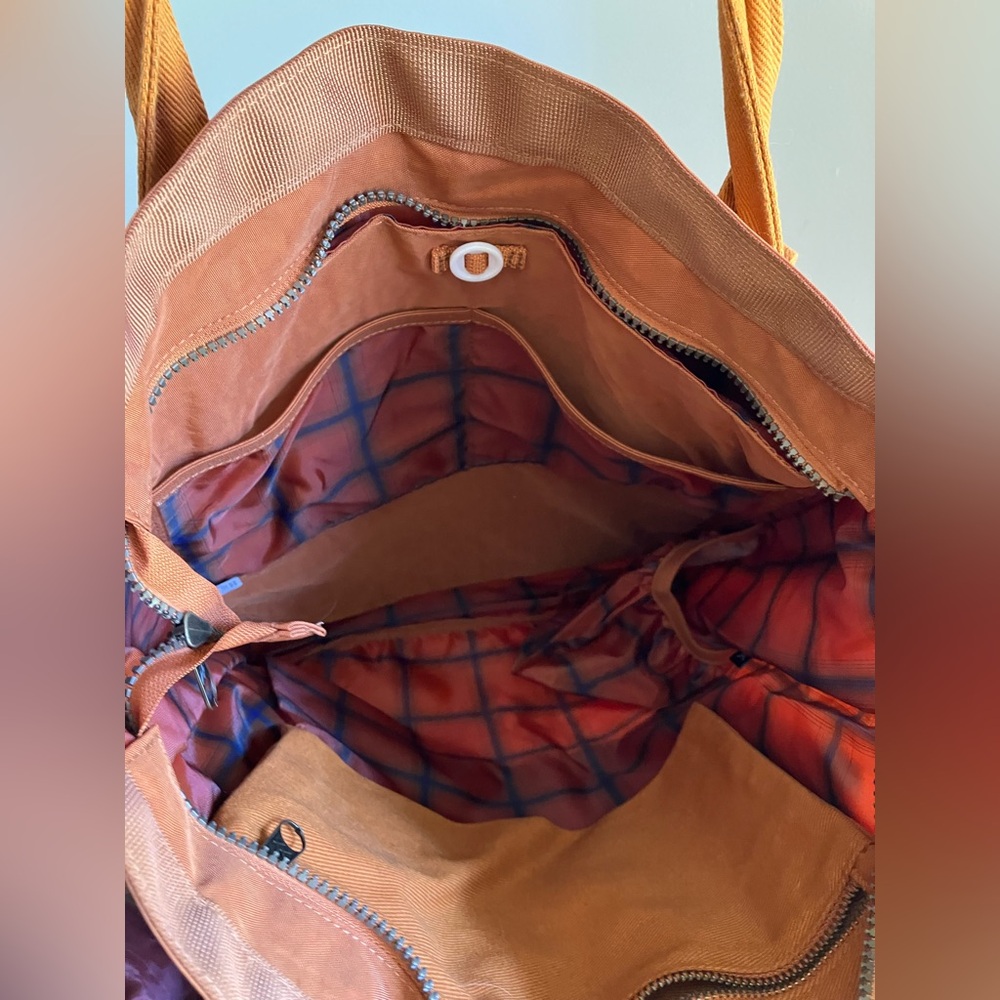 Thread utility tote bag in honey - Picture 9 of 11